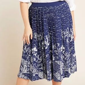 NWT Anthropologie Haven Knit Midi Skirt 1X